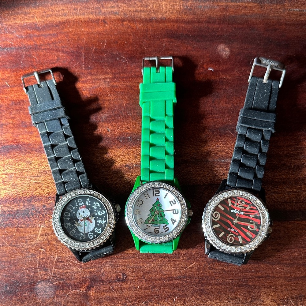 Lot of 3 Y2K Watches
